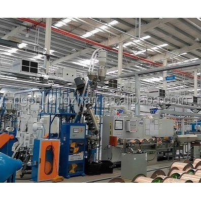 High Output Fully Automatic 65+35 PVC Electric Cable Wire Extrude Extrusion Making Manufacturing Production Line